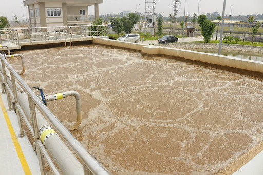 Gạn lắng bùn vi sinh